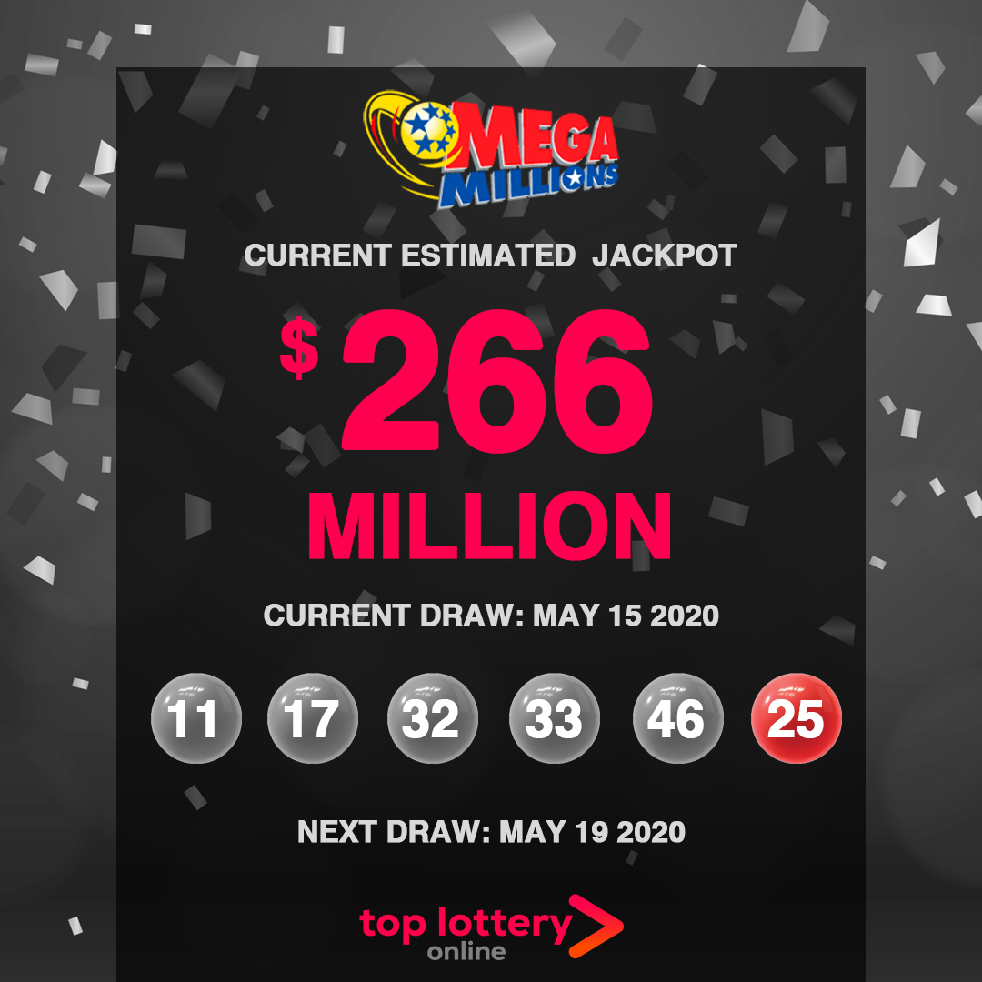 Read more about the article 05/15/20 MEGA MILLIONS RESULTS